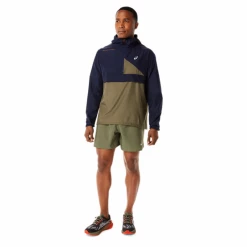 Anorak Asics Fujitrail Azul Marino Verde -Saucony || BROOKS Ventas anorak asics fujitrail azul marino verde 7