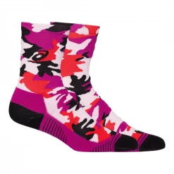 Calcetines Asics Color Camo Run Crew Rosa Naranja -Saucony || BROOKS Ventas calcetines asics color camo run crew rosa naranja 2