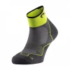 Calcetines Lurbel Desafio Gris Amarillo -Saucony || BROOKS Ventas calcetines lurbel desafio gris amarillo