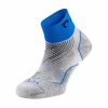 Calcetines Lurbel Distance Gris Azul -Saucony || BROOKS Ventas calcetines lurbel distance gris azul