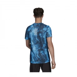 Camiseta Adidas Fast Graphic Azul Estampado -Saucony || BROOKS Ventas camiseta adidas fast graphic azul estampado 2