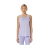Camiseta Asics Race Tank Sin Mangas Morado Mujer
