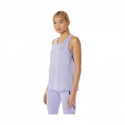 Camiseta Asics Race Tank Sin Mangas Morado Mujer -Saucony || BROOKS Ventas camiseta asics color race tank sin mangas morado mujer 2