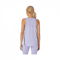 Camiseta Asics Race Tank Sin Mangas Morado Mujer -Saucony || BROOKS Ventas camiseta asics color race tank sin mangas morado mujer 3