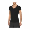 Camiseta Asics SS Top Negra Mujer -Saucony || BROOKS Ventas camiseta asics ss top negra mujer