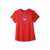 Camiseta Brooks Distance Graphic Manga Corta Roja Mujer -Saucony || BROOKS Ventas camiseta brooks distance graphic manga corta roja mujer
