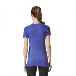 Camiseta Maga Corta Adidas Técnica Primeknit Wool Mujer Azul -Saucony || BROOKS Ventas camiseta maga corta adidas tecnica primeknit wool mujer azul 3