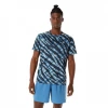 Camiseta Manga Corta Asics Wild Camo SS Top Azul