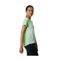 Camiseta New Balance Printed Fast Flight Manga Corta Verde Lima Mujer -Saucony || BROOKS Ventas camiseta new balance printed fast flight manga corta verde lima mujer 1