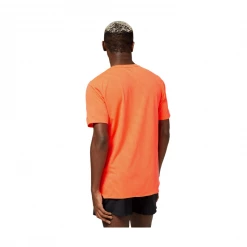 Camiseta New Balance Q Speed Jacquard Naranja -Saucony || BROOKS Ventas camiseta new balance q speed jacquard naranja 2