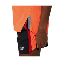 Camiseta New Balance Q Speed Jacquard Naranja -Saucony || BROOKS Ventas camiseta new balance q speed jacquard naranja 4