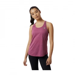 Camiseta New Balance Sin Mangas Impact Run Fucsia Mujer