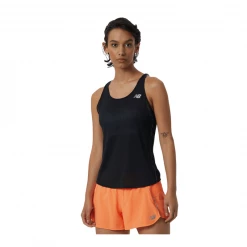 Camiseta New Balance Sin Mangas Impact Run Negro Mujer