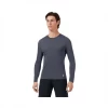 ON Running Camiseta On Performance Long-T Manga Larga Gris