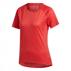 Camiseta Running Adidas Rosa Mujer