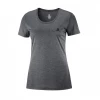 Camiseta Salomon Agile SS Tee Gris Mujer -Saucony || BROOKS Ventas camiseta salomon agile ss tee gris mujer