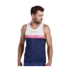 Camiseta Saucony Elite Sin Mangas Azul Rosa Blanco -Saucony || BROOKS Ventas camiseta saucony elite sin mangas azul rosa blanco