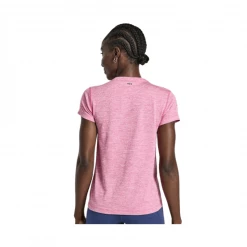 Camiseta Saucony Stopwatch Rosa Mujer -Saucony || BROOKS Ventas camiseta saucony stopwatch rosa mujer 1