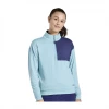 Camiseta Saucony Sunday 1/4 Zip Azul Mujer -Saucony || BROOKS Ventas camiseta saucony sunday 14 zip azul mujer