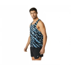 Camiseta Sin Mangas Asics Ventilate Actibreeze Singlet AOP Azul -Saucony || BROOKS Ventas camiseta sin mangas asics ventilate actibreeze singlet aop azul 2