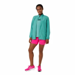 Chaqueta Asics Core Turquesa Mujer -Saucony || BROOKS Ventas chaqueta asics core turquesa mujer 4