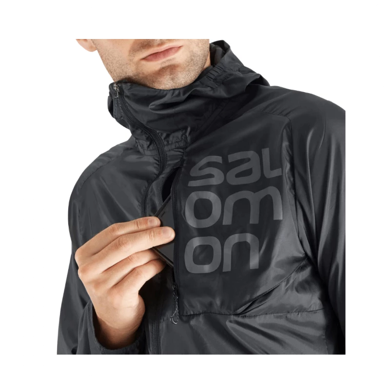 Chaqueta Salomon Cross Bonatti Wind Negro 6 Chaqueta Salomon Cross Bonatti Wind Negro - Imagen 4