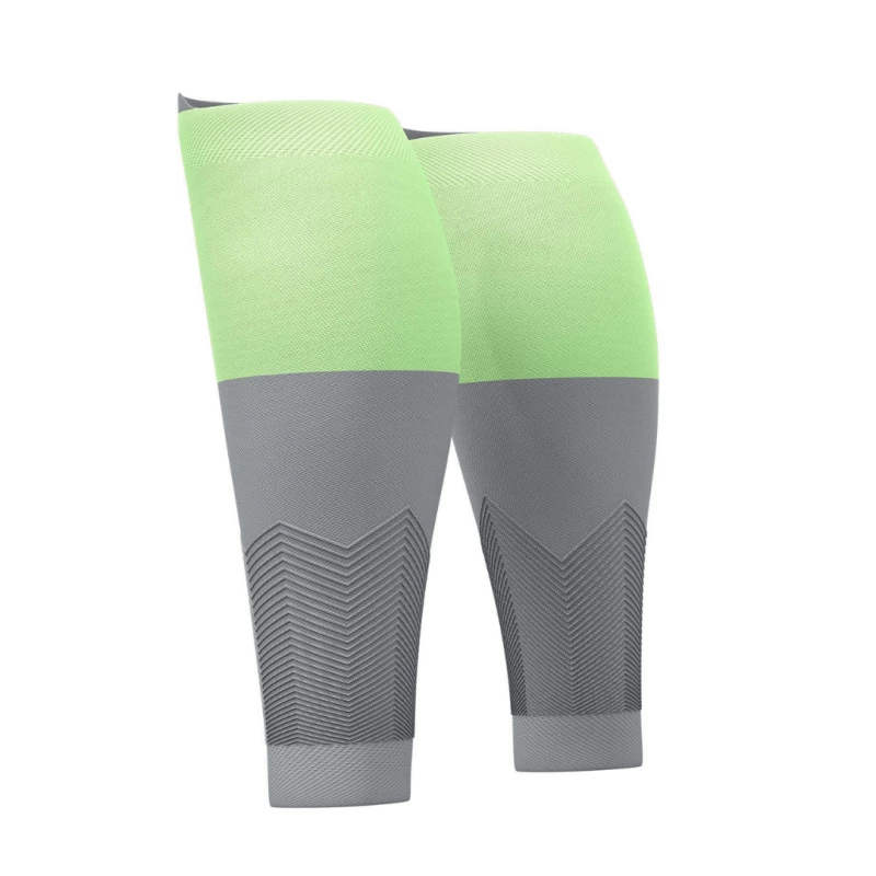Medias Compresión Compressport R2V2 Gris Verde 4 Medias Compresión Compressport R2V2 Gris Verde - Imagen 2