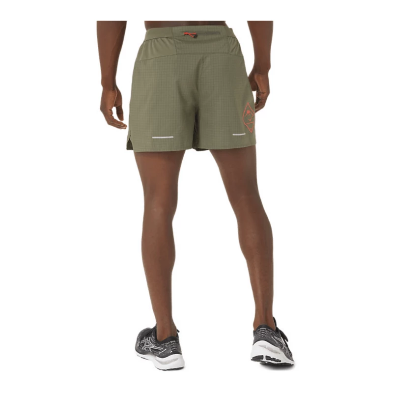 Pantalón Corto Asics Fujitrail Verde 4 Pantalón Corto Asics Fujitrail Verde - Imagen 2