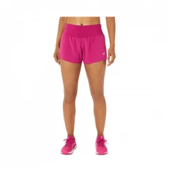 Pantalón Corto Asics Road 3.5In Rosa Mujer