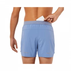 Pantalón Corto Asics Road 5In Azul -Saucony || BROOKS Ventas pantalon corto asics road 5in azul 3