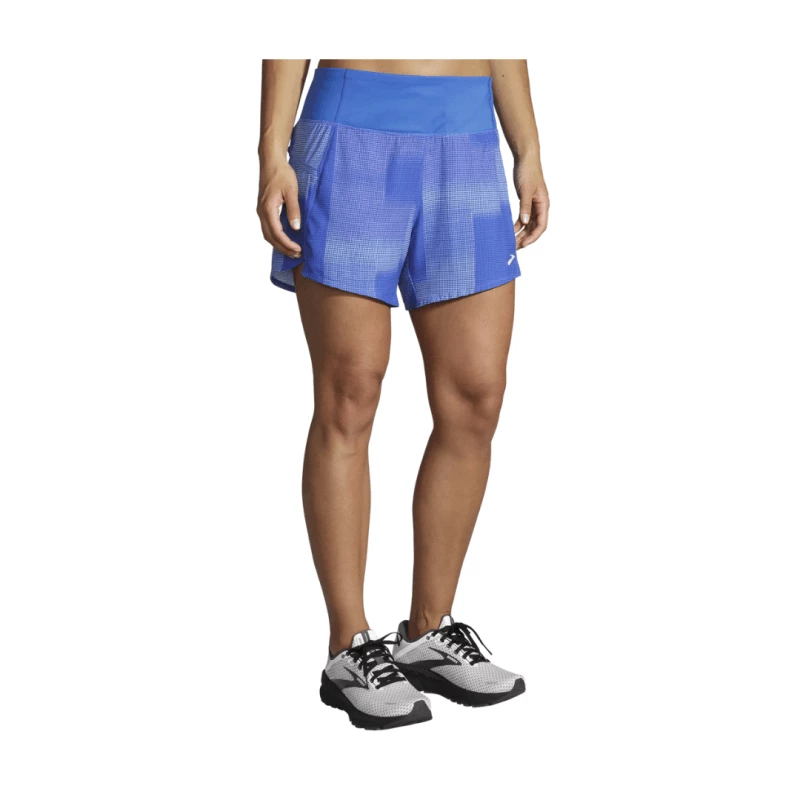 Pantalón Corto Brooks Chaser 5" Azul Mujer 4 Pantalón Corto Brooks Chaser 5" Azul Mujer - Imagen 2