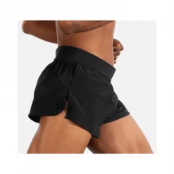 Pantalón Corto Brooks Sherpa 3" Negro -Saucony || BROOKS Ventas pantalon corto brooks sherpa 3 negro 7