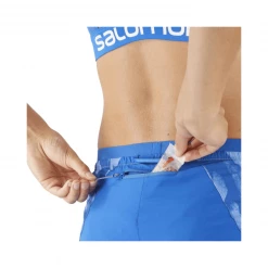 Pantalón Corto Salomon Cross 5" Azul Mujer -Saucony || BROOKS Ventas pantalon corto salomon cross 5 azul mujer 3
