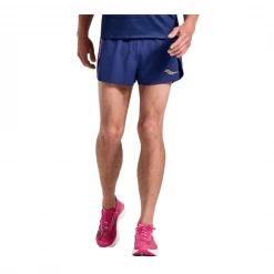 Pantalón Corto Saucony Elite Azul Rosa