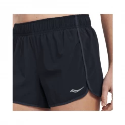 Pantalón Corto Saucony Outpace 3 Negro Mujer -Saucony || BROOKS Ventas pantalon corto saucony outpace 3 negro mujer 2