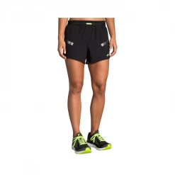 Pantalones Cortos Brooks Carbonite 4" Negro Mujer -Saucony || BROOKS Ventas pantalones cortos brooks carbonite 4 negro mujer 1