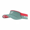 Visera Compressport Ultralight Verde Rojo