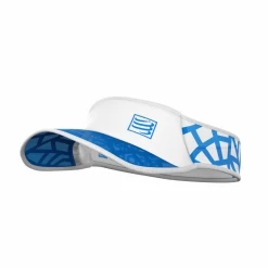 Visor Compressport Spiderweb Ultralight Blanco Azul