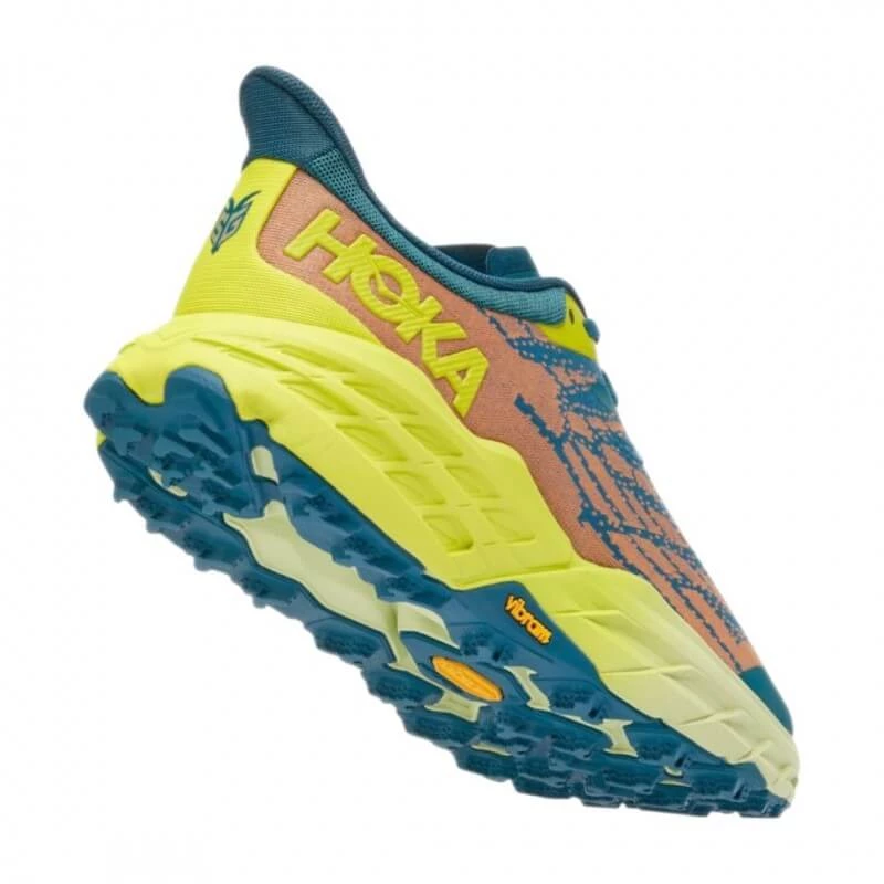 Zapatilla Hoka One One Speedgoat 5 Wide Azul Coral Verde AW22 5 Zapatilla Hoka One One Speedgoat 5 Wide Azul Coral Verde AW22 - Imagen 3