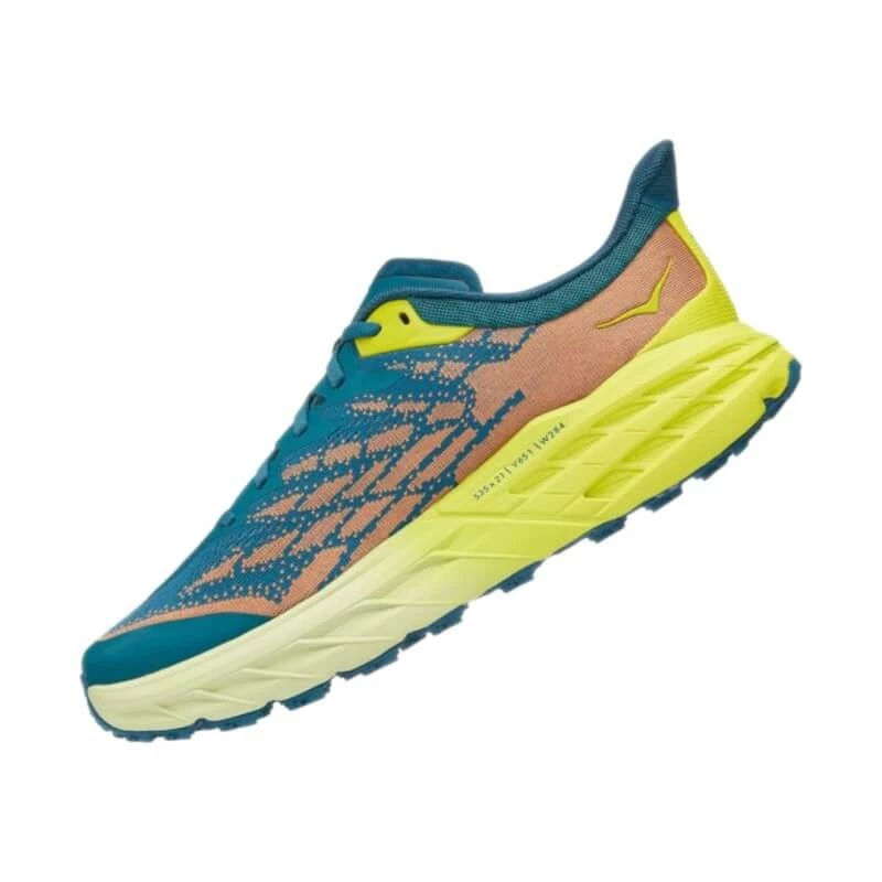 Zapatilla Hoka One One Speedgoat 5 Wide Azul Coral Verde AW22 6 Zapatilla Hoka One One Speedgoat 5 Wide Azul Coral Verde AW22 - Imagen 4
