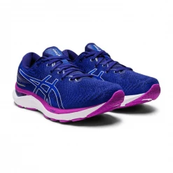 Zapatillas Asics Gel-Cumulus 24 Azul Blanco AW22 Mujer -Saucony || BROOKS Ventas zapatillas asics gel cumulus 24 azul blanco aw22 mujer 2