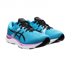 Zapatillas Asics Gel Cumulus 24 Lila Celeste AW22 Mujer -Saucony || BROOKS Ventas zapatillas asics gel cumulus 24 lila celeste aw22 mujer 1