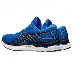 Zapatillas Asics Gel Nimbus 24 Azul Blanco AW22 -Saucony || BROOKS Ventas zapatillas asics gel nimbus 24 azul blanco aw22 3