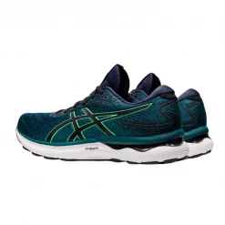 Zapatillas Asics Gel Nimbus 24 Azul Negro Blanco AW22 -Saucony || BROOKS Ventas zapatillas asics gel nimbus 24 azul negro blanco aw22 4