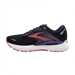 Zapatillas Brooks Adrenaline GTS 22 Ancho Especial Morado Coral Negro Mujer SS22 -Saucony || BROOKS Ventas zapatillas brooks adrenaline gts 22 ancho especial morado coral negro mujer ss22 3