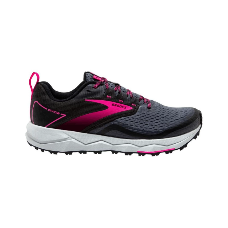 Zapatillas Brooks Divide 2 Negro Fucsia SS21 Mujer 3 Zapatillas Brooks Divide 2 Negro Fucsia SS21 Mujer