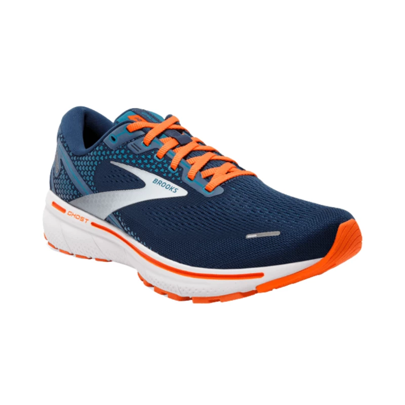 Zapatillas Brooks Ghost 14 Azul Naranja SS22 4 Zapatillas Brooks Ghost 14 Azul Naranja SS22 - Imagen 2