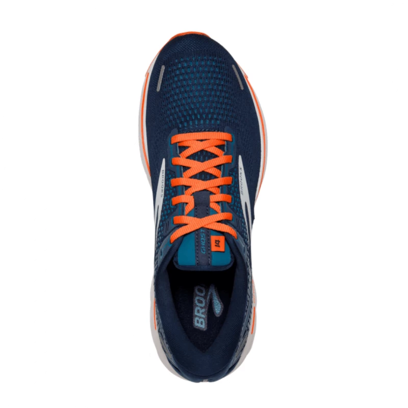 Zapatillas Brooks Ghost 14 Azul Naranja SS22 5 Zapatillas Brooks Ghost 14 Azul Naranja SS22 - Imagen 3