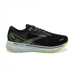 Zapatillas Brooks Ghost 14 Negro Amarillo AW21