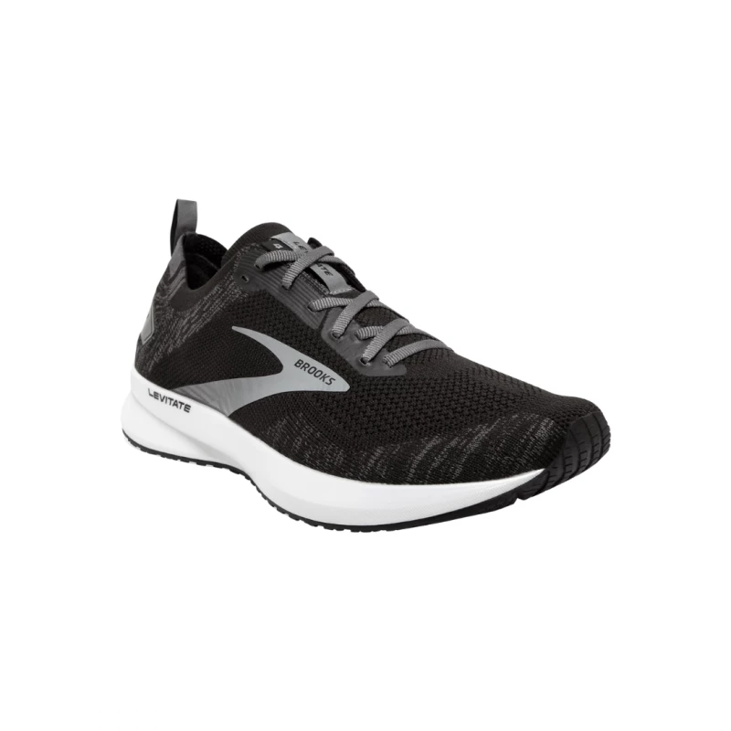 Zapatillas Brooks Levitate 4 Negro Gris Hombre 4 Zapatillas Brooks Levitate 4 Negro Gris Hombre - Imagen 2